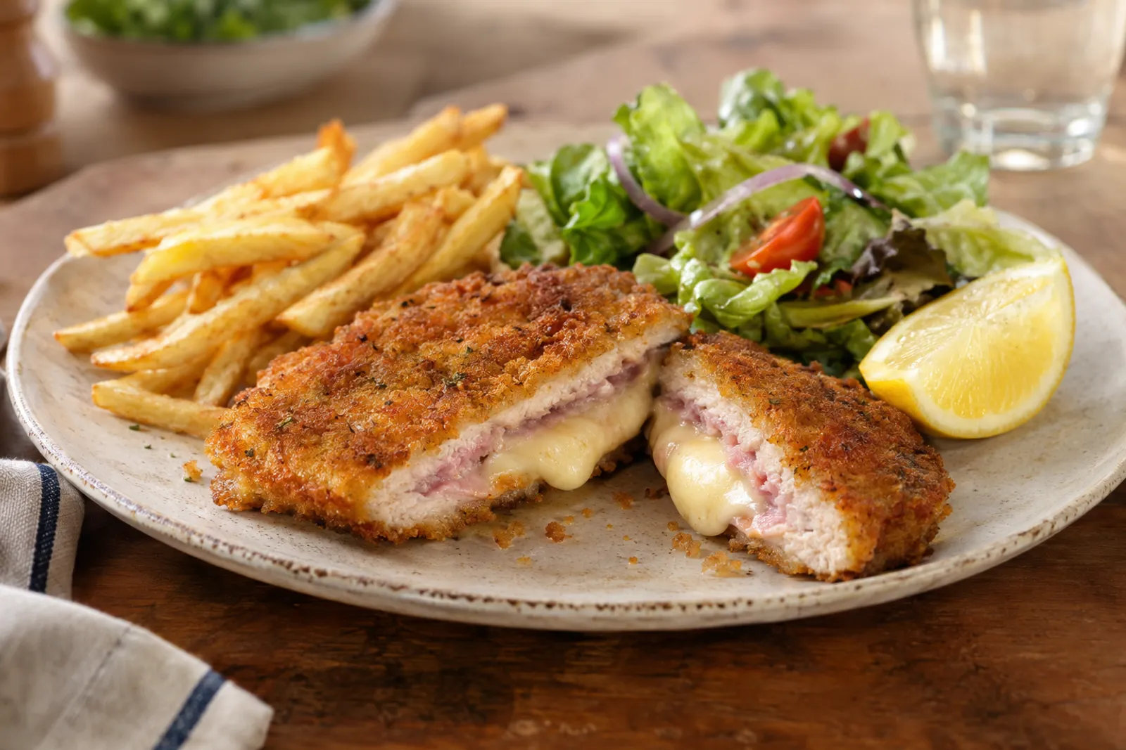 Cordon Bleu Rezept: saftig gefüllt und knusprig paniert
