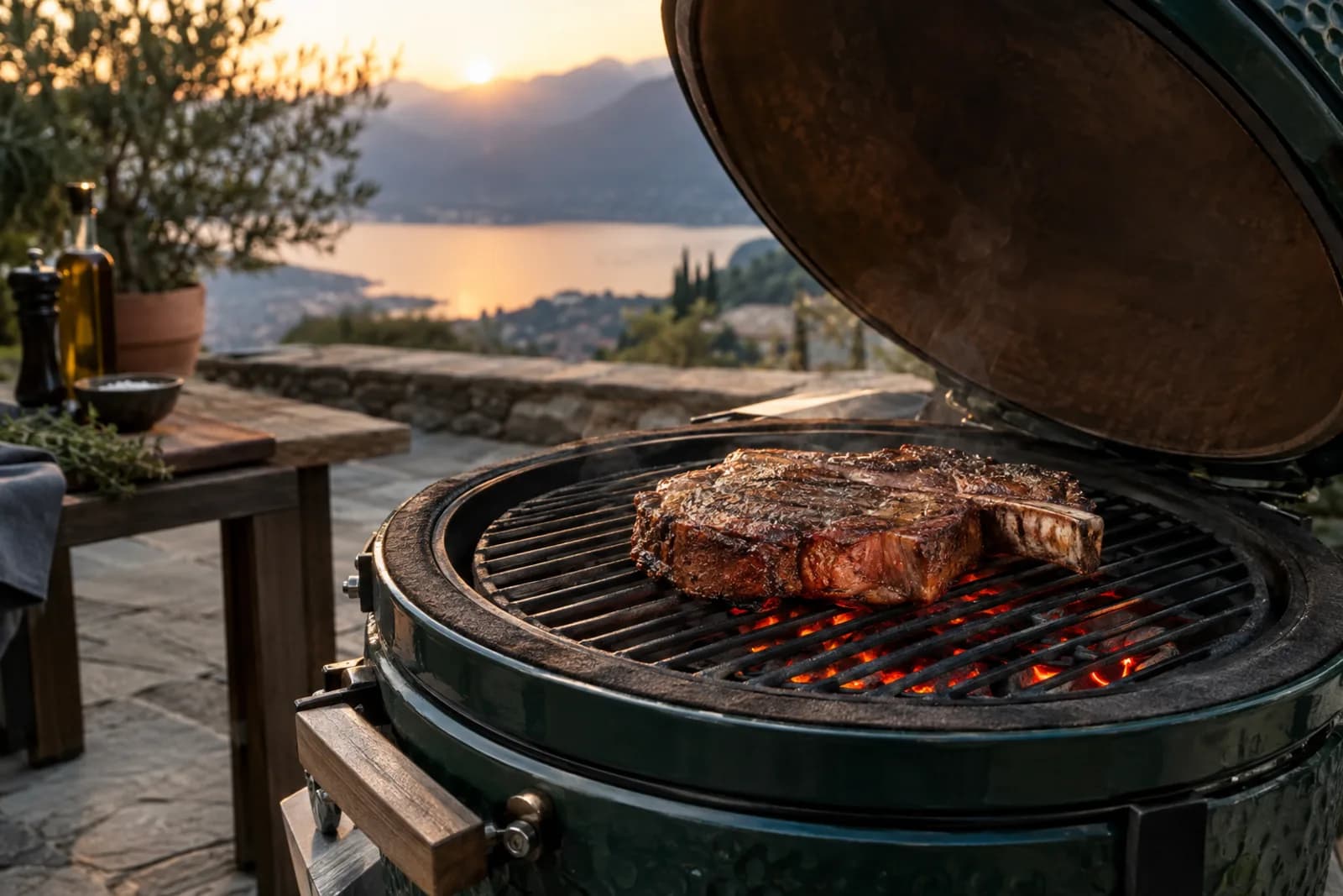 Kamado grillieren