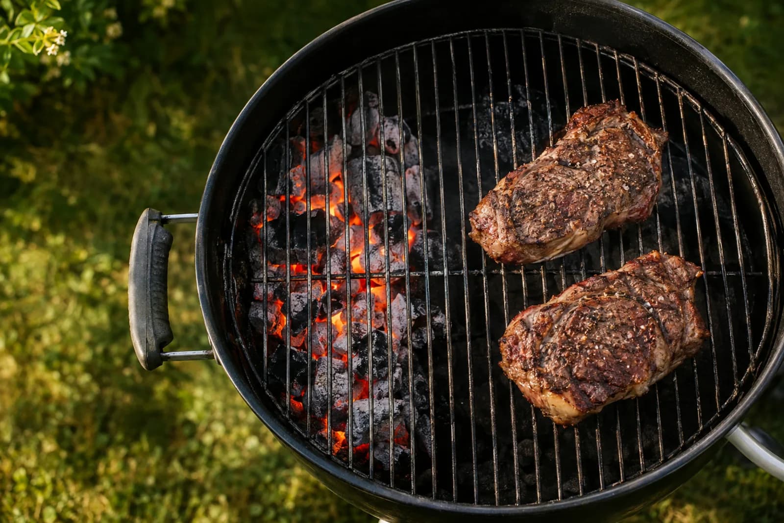 Kugelgrill grillieren