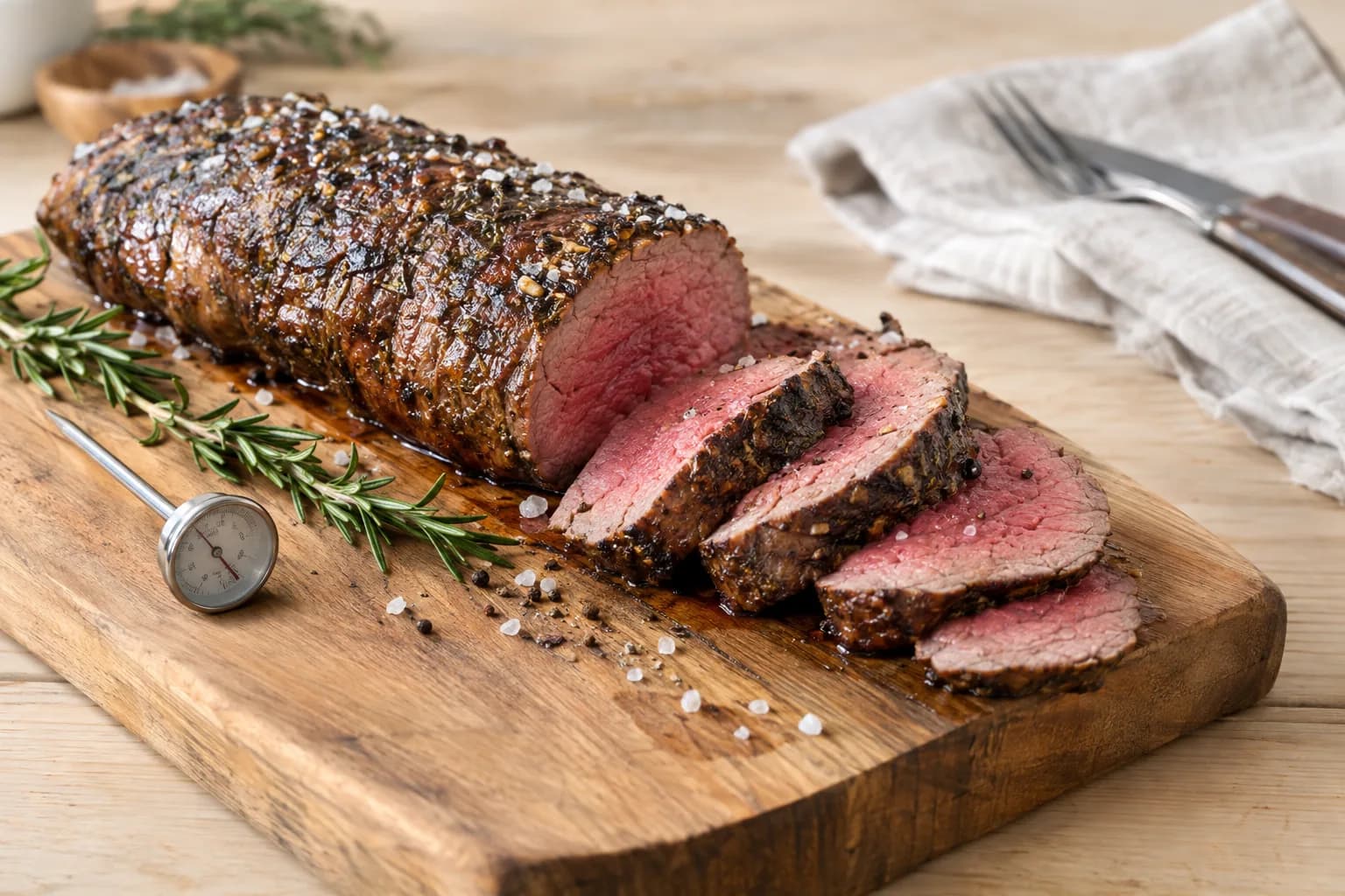 Rindsfilet am Stück im Ofen: Kerntemperatur und Garzeit