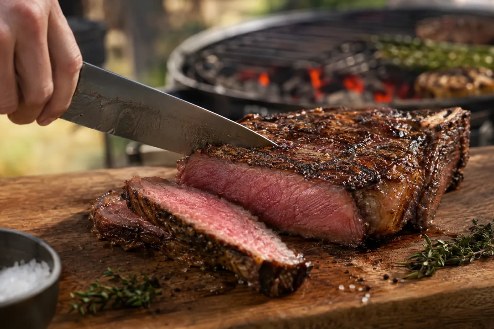 Rückwärts grillieren: Steak langsam garen und scharf anbraten