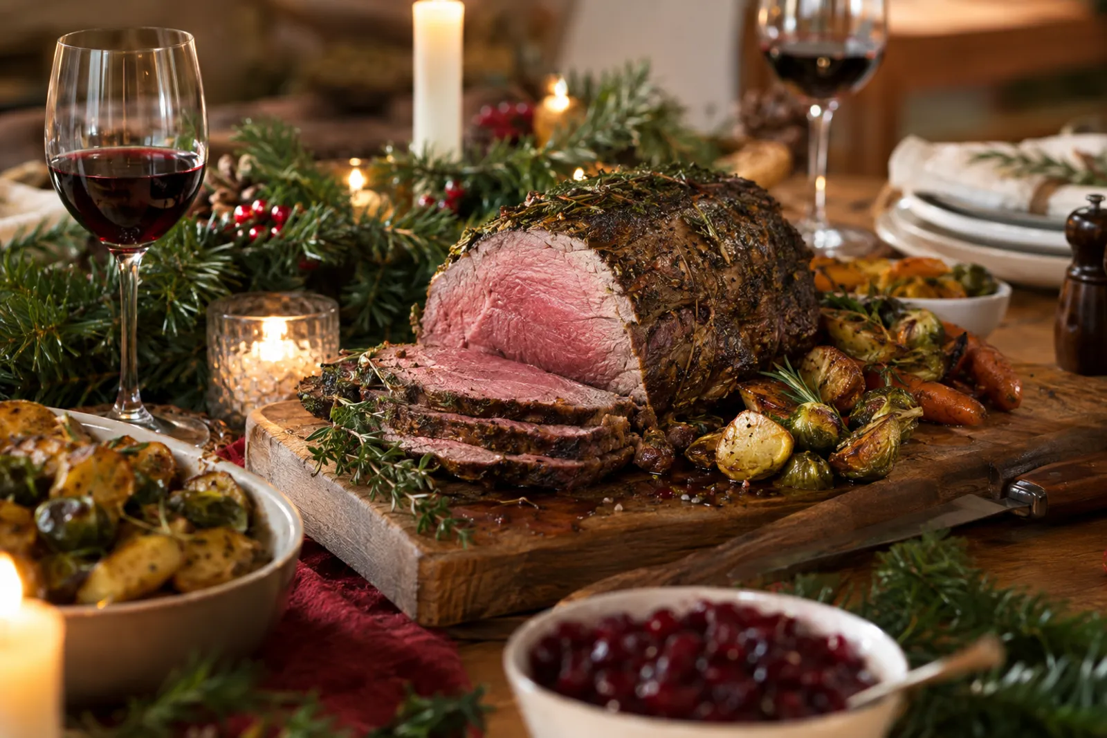 Weihnachtsbraten vom Rind: saftig geschmort
