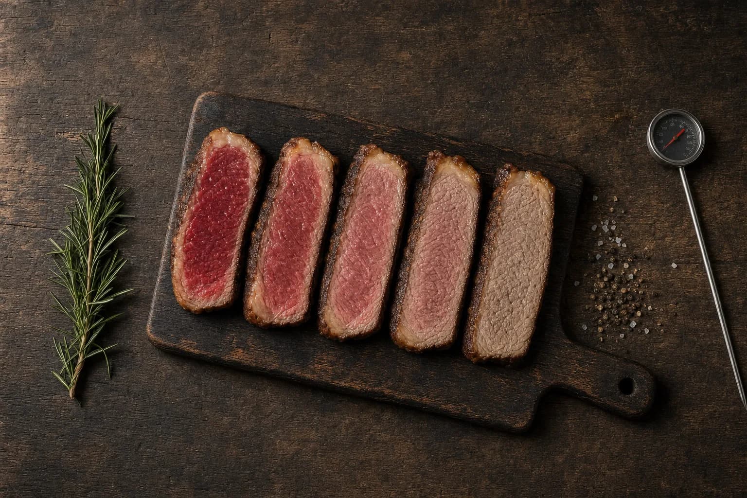 Kerntemperatur für Rind