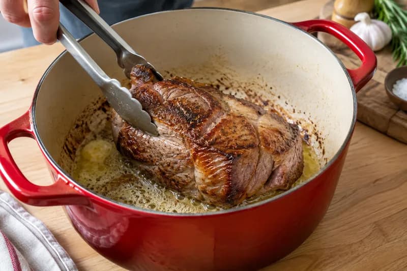 Fleisch anbraten