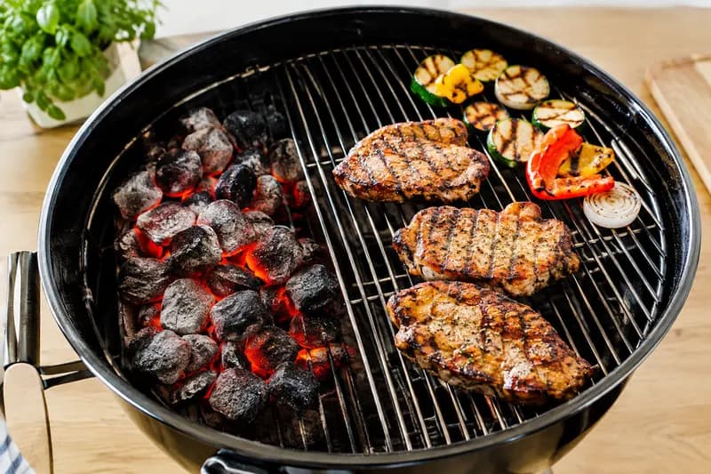 Grill einrichten