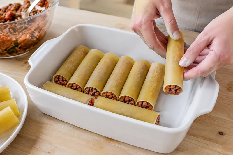Cannelloni füllen