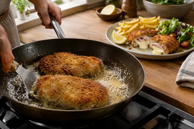 Cordon Bleu braten