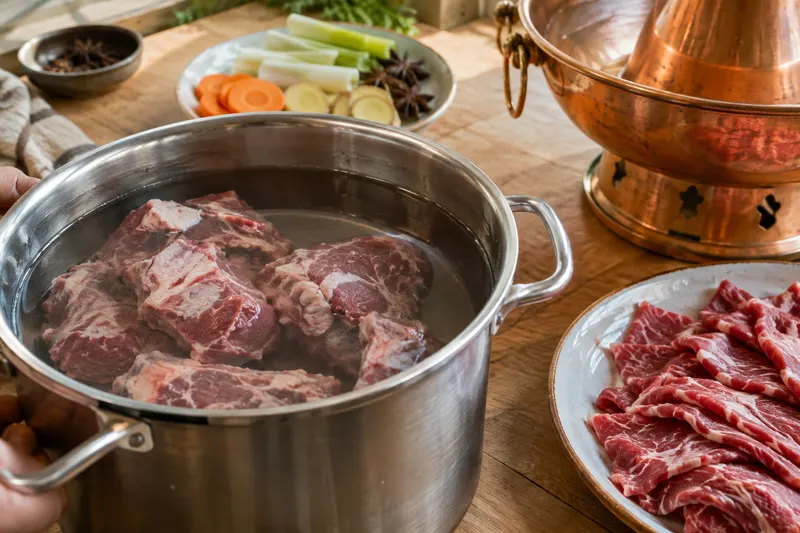 Fleisch kalt aufsetzen