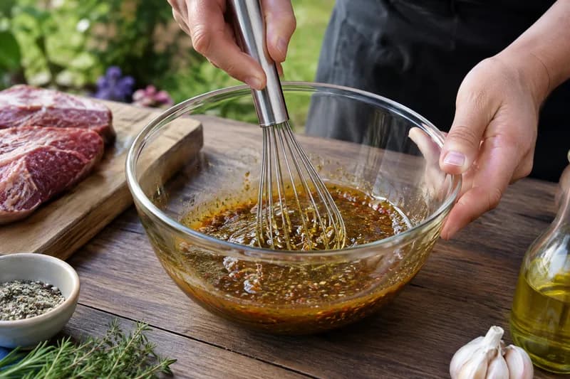 Marinade rühren