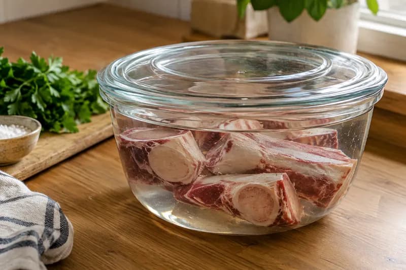 Markknochen wässern