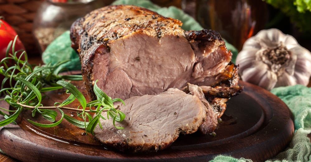 Bresaola - gefüllter Wollschweinbraten
